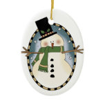 Cute snowman ornament