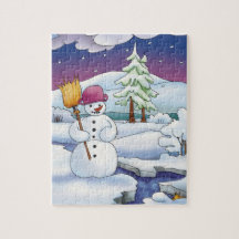 Cute Snowman - Puzzle