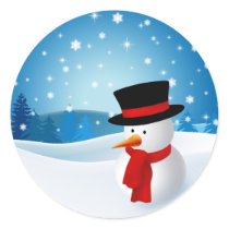 Cute Snowman Sticker