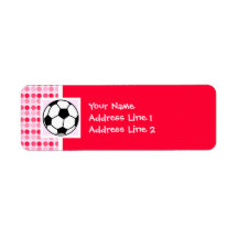 Cute Soccer Ball Labels