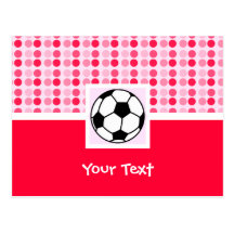 Cute Soccer Ball Post Card