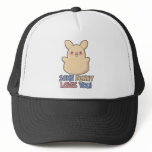 Cute Some Bunny Loves You Easter Mesh Hats