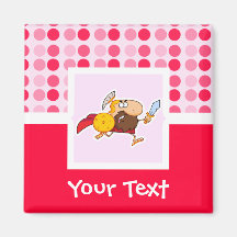 Cute Spartan Gladiator Refrigerator Magnet