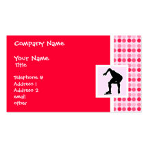 Cute Speed Skater Business Card