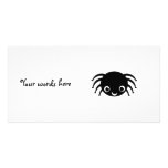 Cute spider photo greeting card