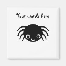 Cute spider refrigerator magnet