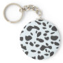 Cute Spots Dots Dalmatian Dog Skin Pattern Key Chain