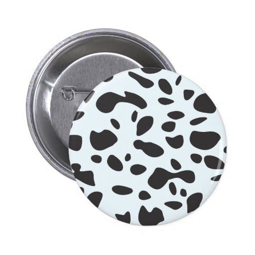 Cute Spots Dots Dalmatian Dog Skin Pattern Pin