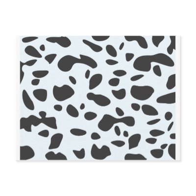 Cute Spots Dots Dalmatian Dog Skin Pattern Post Card by graphicdesigner