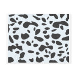 Cute Spots Dots Dalmatian Dog Skin Pattern postcards