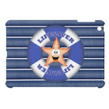 Cute Starfish, Lifesaver & Nautical Wood iPad Mini iPad Mini Cases