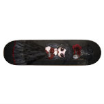 Cute Steampunk Goth Girl Black Skateboard