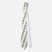 Cute Story Time Teddy Bear Design Neck Tie