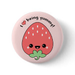 Cute Strawberry Buttons