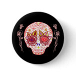 Cute Sugar Skull Pin