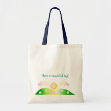 Cute sun kawaii cartoon bags