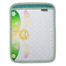Cute sun kawaii cartoon iPad sleeves