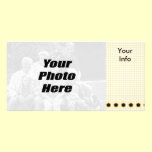Cute Sunflower Photo Cards photo cards