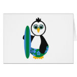 Cute Sunny Surfer Penguin