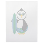 Cute Sunny Surfer Penguin Letterhead