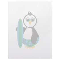 Cute Sunny Surfer Penguin