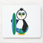 Cute Sunny Surfer Penguin