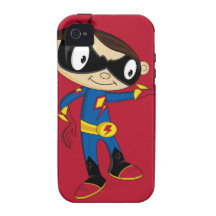Cute Superhero Boy Case For The iPhone 4