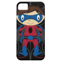 Cute Superhero Boy iPhone 5 Cases