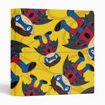 Cute Superhero Boy Pattern Binder