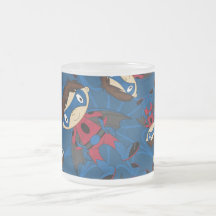 Cute Superhero Boy Pattern Mugs