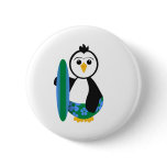 Cute Surfer Penguin