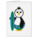 Cute Surfer Penguin