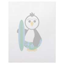 Cute Surfer Penguin