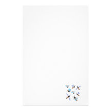 cute swarm of bees stationery paper