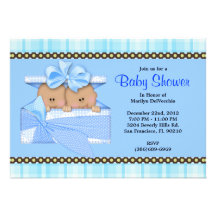 CUTE Sweet Blue Baby Shower Invites