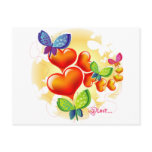 Cute Sweet Colorfull Summer Love Friendship Post Card