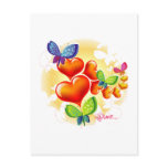 Cute Sweet Colorfull Summer Love Friendship Post Card