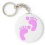 Cute Sweet Footsteps Funny Shirt Key Chains