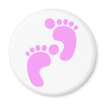 Cute Sweet Footsteps Funny Shirt Refrigerator Magnets