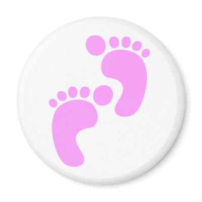 Cute Sweet Footsteps Funny Shirt Refrigerator Magnets by robby1982