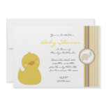 CUTE Sweet Yellow Ducky Baby Shower invitations