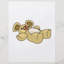 cute teddy bear design personalized flyer