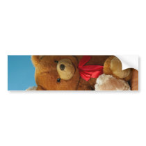 Cute Teddy Bear Friends Bumper Stickers