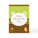 Cute Teddy Bear Mommy-To-Be Card