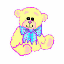 Cute Teddy Bear Ornament Photo Cut Out