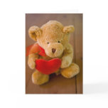 Cute Teddy Bear Valentine Card