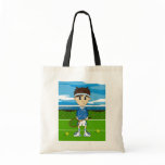 Cute Tennis Boy Tote Bag