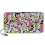 Cute Tennis Girl Speakers