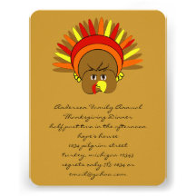Cute Thanksgiving Invitation