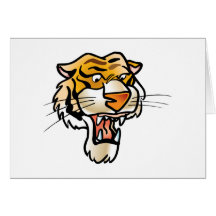 Cute Tiget Greeting Cards